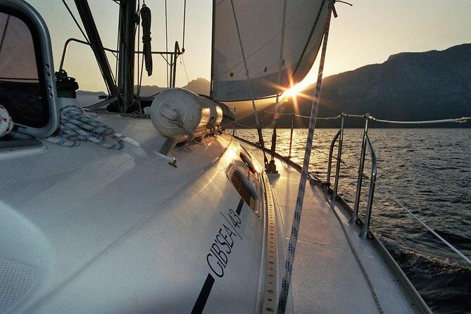 Private Sail in Chania - Stop 3: Marathi Beach Lagoon for Snorkel Time and On-Board Lunch