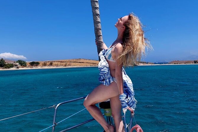Private sailing cruise-Mykonos Southern Beach Hopping withLunch - A private way to see Mykonos from the water