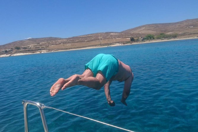 Private sailing cruise-Mykonos Southern Beach Hopping withLunch - Lunch on board adds real value