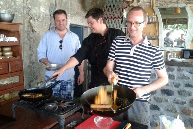 Private Santorini Cooking Class & Wine Tasting Tour - What you’ll taste: assyrtiko, nykteri, and the sweet finale