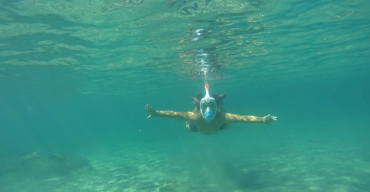 Private Sea Kayak over sunk city of ancient Feia - Paddling across the sunken city