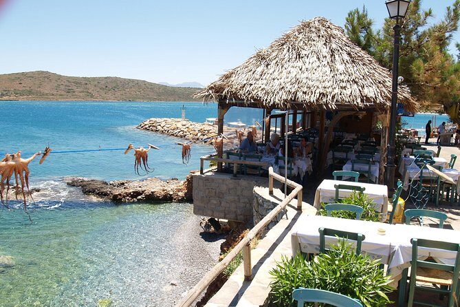 PRIVATE Spinalonga & Agios Nikolaos & Olive Oil Factory CRETE - Plaka Harbor and the Fisher Boat Transfer to Spinalonga