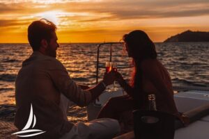 Private Sunset Cruise with Full Greek Dinner - The route highlights: Red Beach, White Beach, and the lighthouse views
