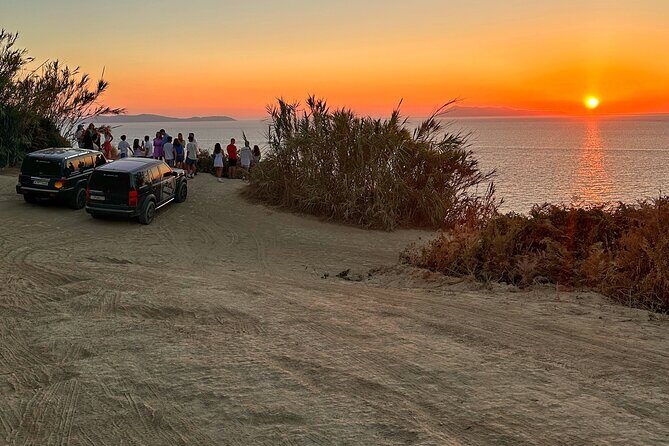 Private Sunset Jeep Safari in North West Corfu with Dinner - Stop 1: Poulades Crab Lake for a fast nature moment