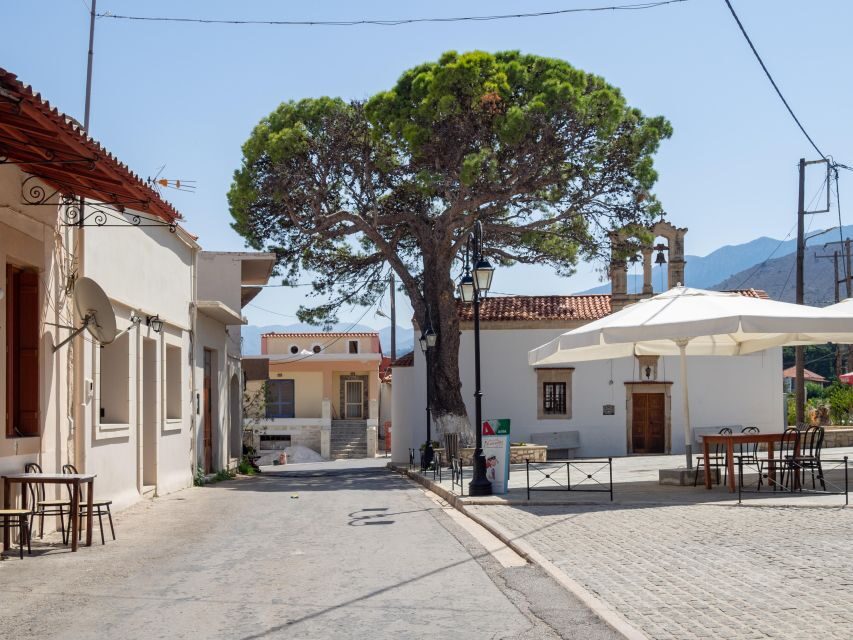 Private tasting of 6 cretan wines in Fres village - Fres village wine tasting: why the square beats a winery van