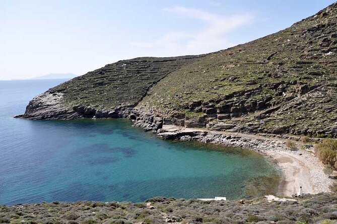 Private Tinos Off Road Tour - Vathi Beach: a calm first stop by the water