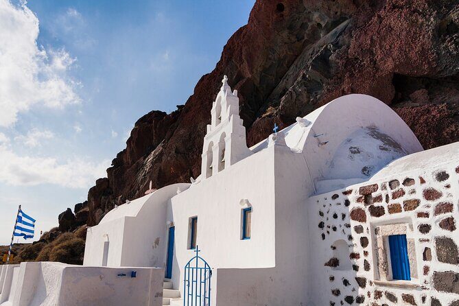 Private Tour: Discover South of Santorini - Kamari and a monastery stop: calmer time and local pace