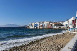 Private Tour Of Mykonos Included Town - Mykonos Town icons: Matoyianni Street and Paraportiani’s street-level drama