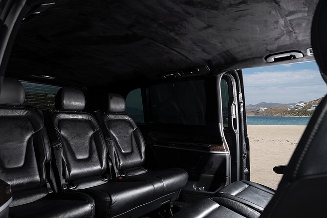 Private Transfer for all around Mykonos,from port,airport to every location - Why the Mercedes V-Class Matters