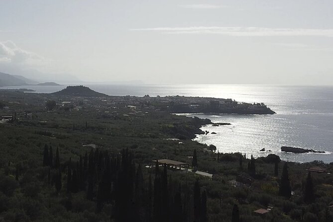 Private Trip to Mani & Gerolimenas from Kalamata/Gythion - Limeni and the blue bay below the mountains