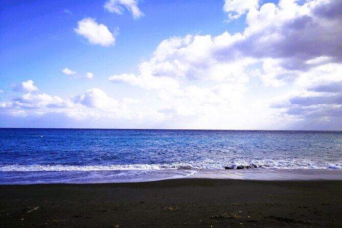 Private Unseen Authentic Santorini Half Day Island Tour - Vlychada Beach: dramatic volcanic coast with fewer crowds
