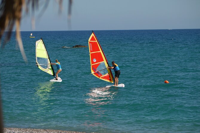 Private windsurf lesson in Lardos/Rhodes - Meeting Albert and getting moving