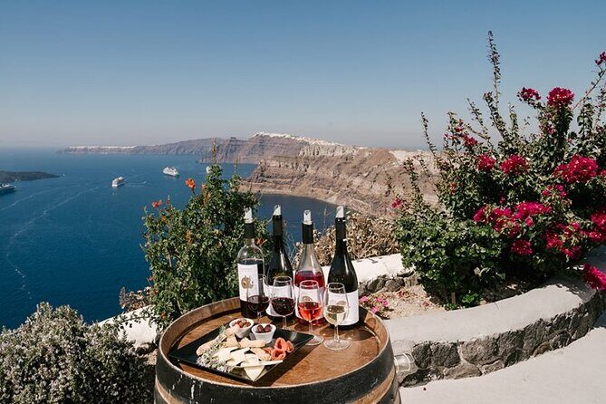 Private Wine Tasting Tour With a Santorini Sunset Ending - Santo Wines: The Sunset Finale Plus Cheese-and-Bites Pairing