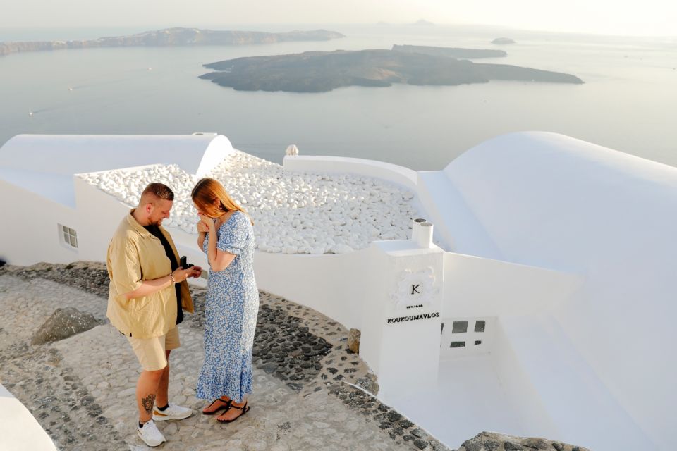Proposal Photographer in Santorini - Who will enjoy this experience most?