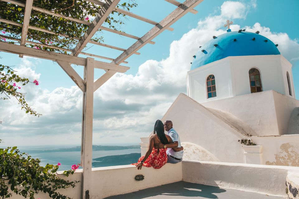 Proposal Photoshoot Santorini - Who Will Enjoy This Most