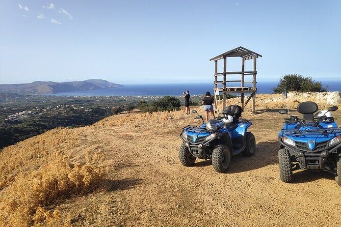 Quad ATV Safari from Georgioupolis Area - Old Olive Oil Factory Stop: Coffee Time and Cretan Production Roots