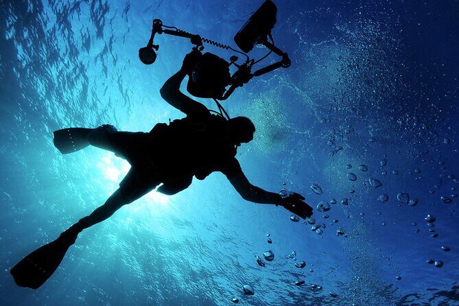 Qualified Diver 1 Tank Dive in Mykonos - Paradise Beach meeting point and the rocky entry check