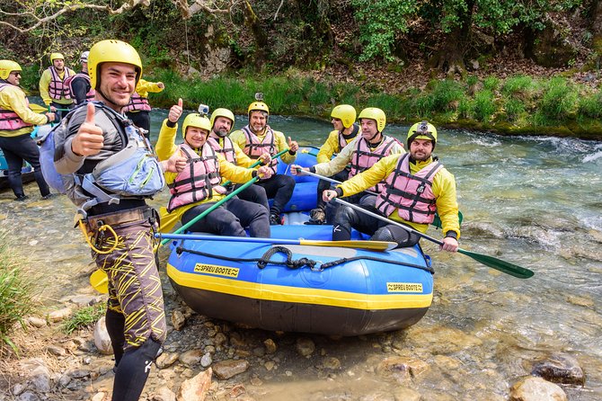 Rafting in Lousios and Alfeios rivers - What the four-hour schedule feels like
