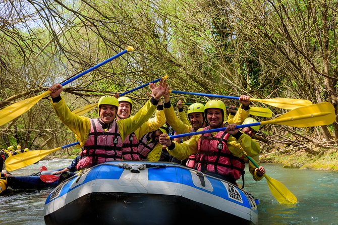 Rafting in Lousios and Alfeios rivers - Joining the Alfeios after three kilometers