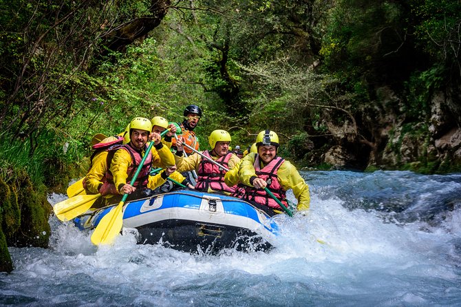 Rafting in Lousios and Alfeios rivers - How difficult are the Class 2 to 3 rapids?
