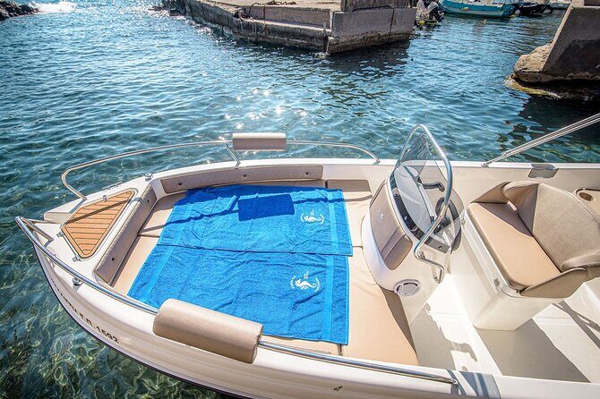 Rent a Boat in Santorini with Free License - Fuel and weather: the two things that steer (pun intended) the day