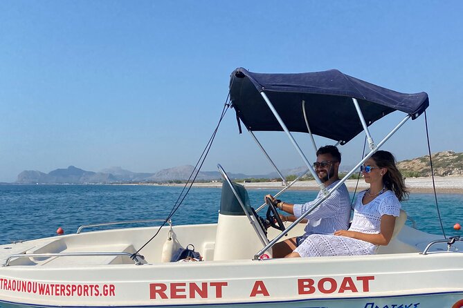 Rent a Boat without License - Swimming in Anthony Quinn Bay