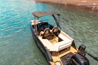 Rent a SpeedBoat in Santorini with License or Skippered - Red Beach: a quick look at Santorini’s famous shore