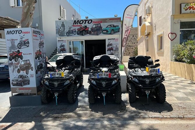 Rent an ATV Santorini - What you actually get for one day in Santorini