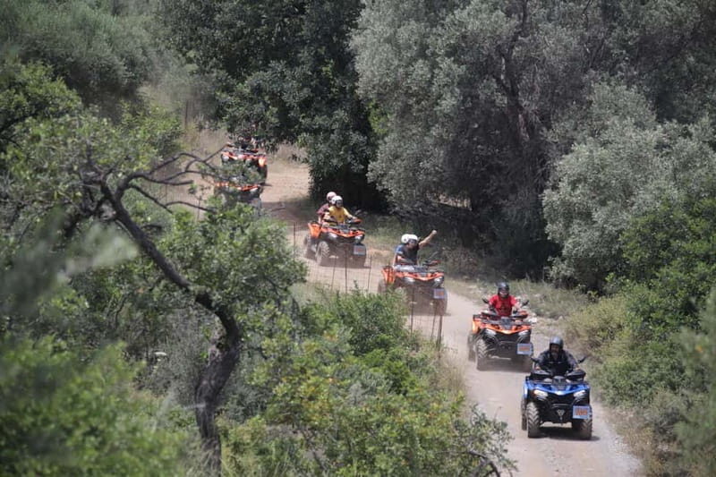 Rethymno Bali & Panormo:Quad Safari & visit Cave 57km 4hours - From Bali to the quiet roads: meeting up near Rethymno