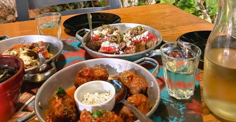 Rethymno Old Town: A Traditional Cretan Food Tour - Spirits and local snacks at the secret stop
