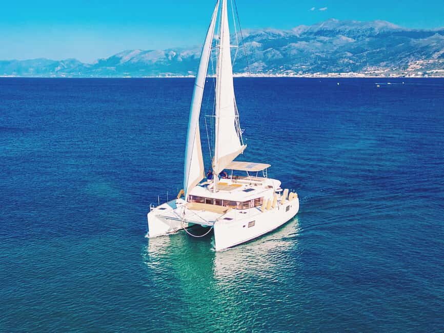 Rethymno Premium Catamaran Cruise: Healthy Lunch & Open Bar - The sailing day unfolds: two chunks of cruising time