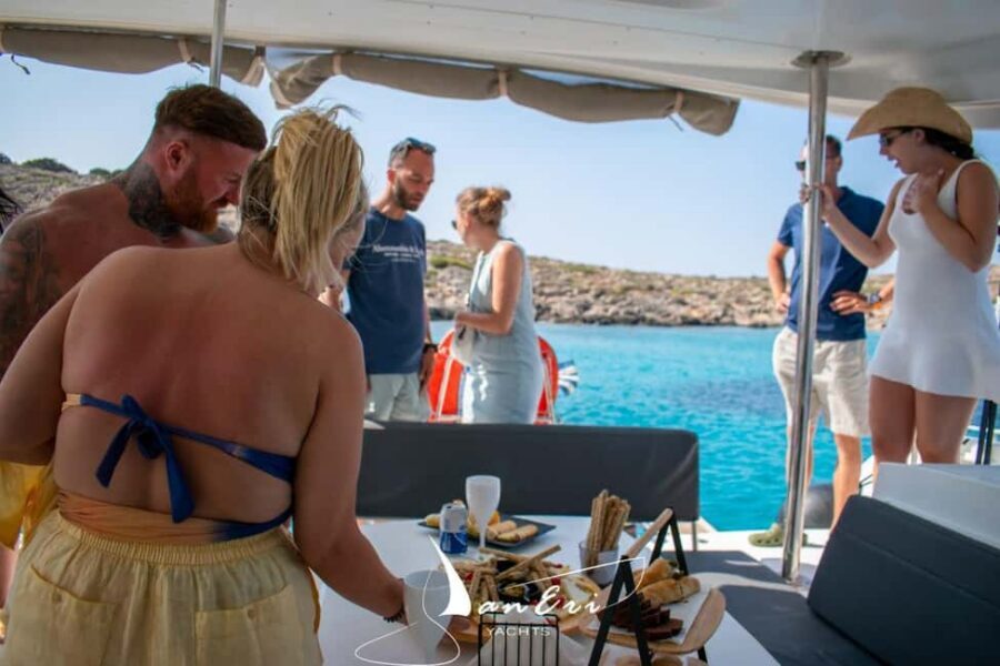 Rethymno Premium Catamaran Cruise: Healthy Lunch & Open Bar - Open bar, espresso, and the little drink details