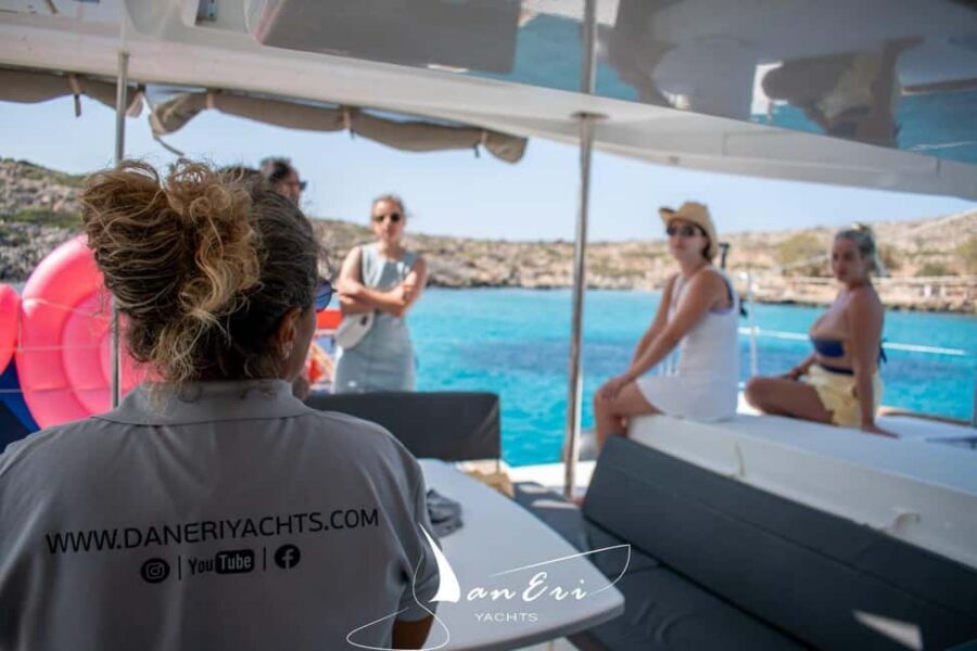 Rethymno Premium Catamaran Cruise: Healthy Lunch & Open Bar - The catamaran ride: comfort first, views always