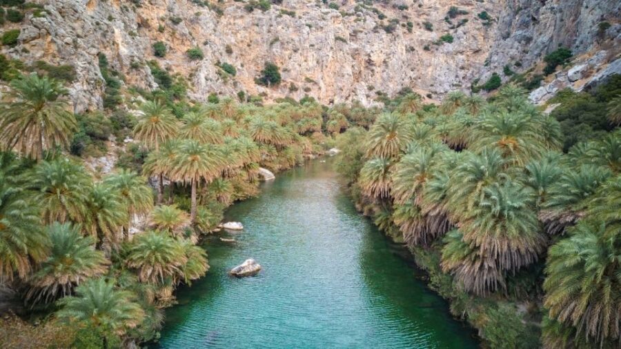 Rethymno: Preveli Beach Damnoni Beach Kourtaliotiko Day Trip - Damnoni Beach Break: Coffee, Shopping, and a Quick Swim