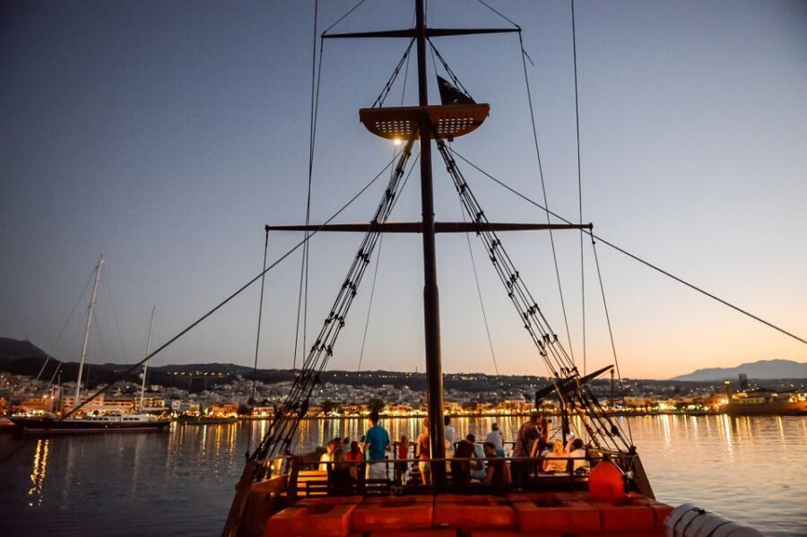 Rethymno: Sunset Cruise on a Wooden Pirate Boat - Inside the Experience: The Wooden Boat Vibe, Music, and the Drink