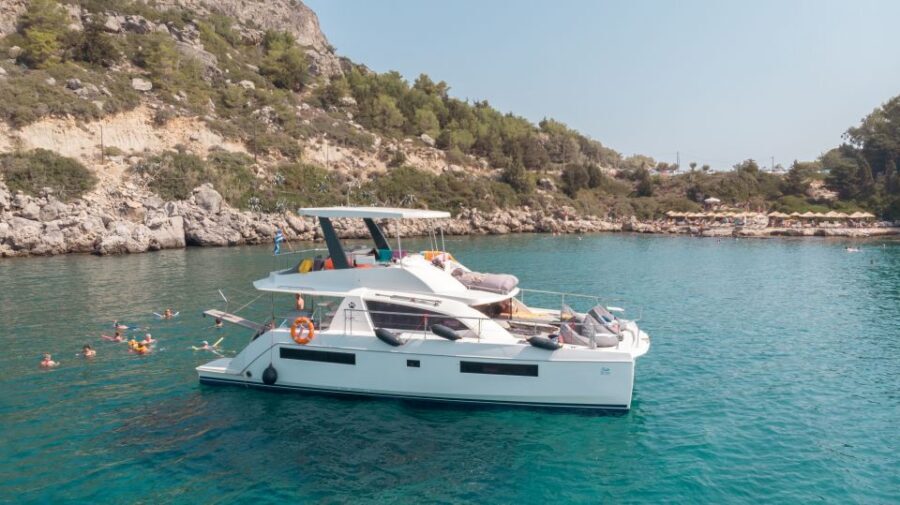 Rhodes: All-Inclusive Catamaran Cruise with Lunch and Drinks - Key highlights at a glance