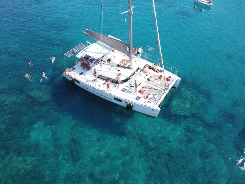 Rhodes: All-Inclusive Catamaran Cruise with Lunch and Drinks - Onboard lunch and snacks: a Greek buffet that feels like more than filler
