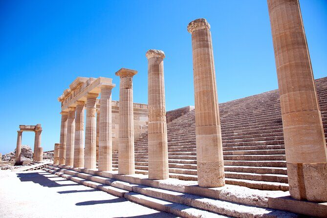 Rhodes: Ancient Lindos Acropolis Admission Ticket - Temple of Athena Lindia: the top ruins and the best views