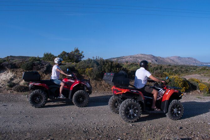 Rhodes ATV Quad Adventure Guided Tour 2 or 1 person on 1 Quad - Your guide experience: what to expect from the leadership