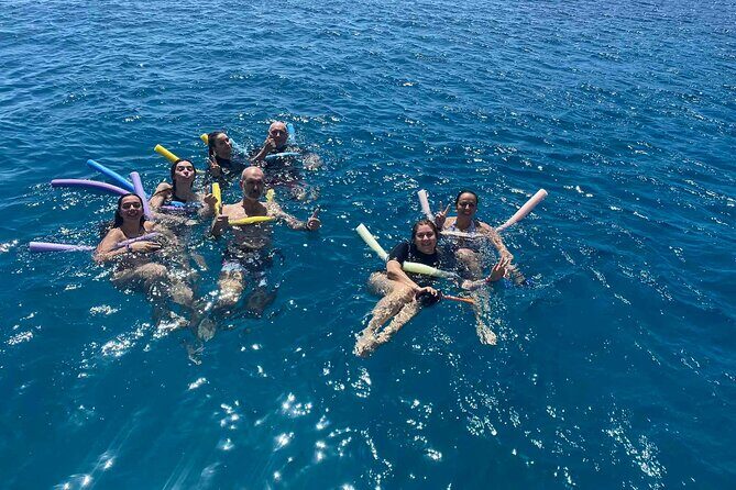 Rhodes Bay to Bay Swim Cruise-Greek Buffet w/wine included - Ladiko, plus a pass by Faliraki: what you see without the long stop