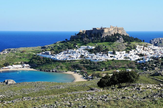 RHODES BEST TOUR FOR SOPHISTICATED TRAVELERS - 15 People/6:30h - The first view of Lindos from above