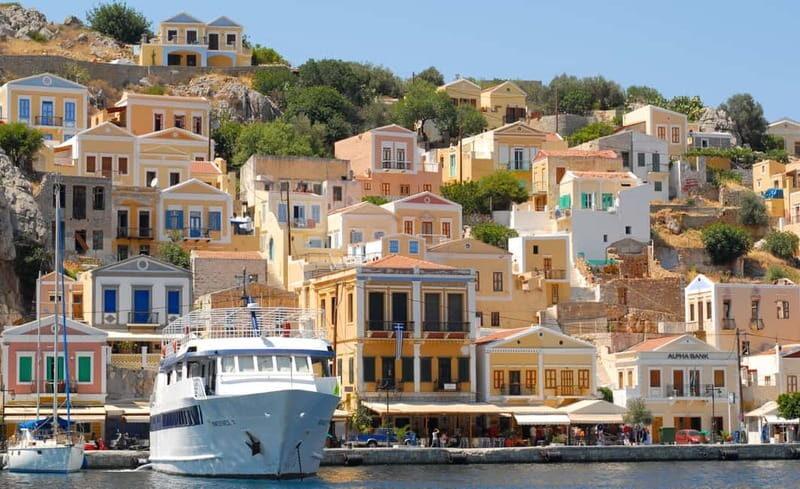 Rhodes: Boat trip to Symi island with swimming at St. George - St. George’s Bay swim stop: the 45 minutes (or so) that steals the show