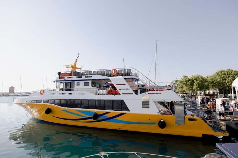 Rhodes: Boat Trip to Symi - Panormitis & St. George Bay - Key Points at a Glance