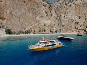 Rhodes: Boat Trip to Symi - Panormitis & St. George Bay - The Diamond Boat Experience: Modern, Fast, and Built for Heat
