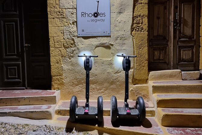 Rhodes by Night Segway Route - Learning to Ride Before the 7 pm Start