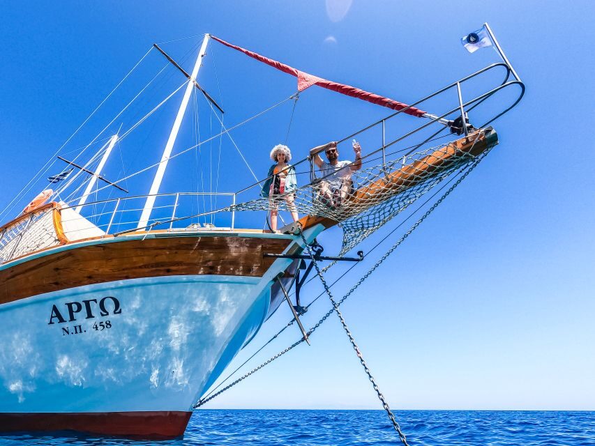 Rhodes: Cruise with 3 Stops, Lunch and Unlimited Drinks - Stop 3: Kallithea Springs for Clear Water, Rocks, and Ladders