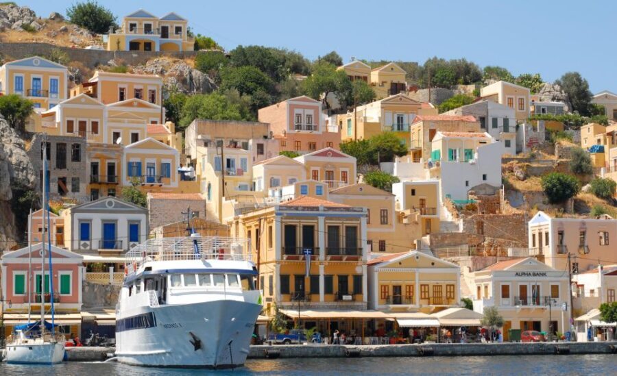 Rhodes: Day Trip to Symi Island by Fast Boat - Getting to the boat: Mandraki Harbor check-in and avoiding the early chaos