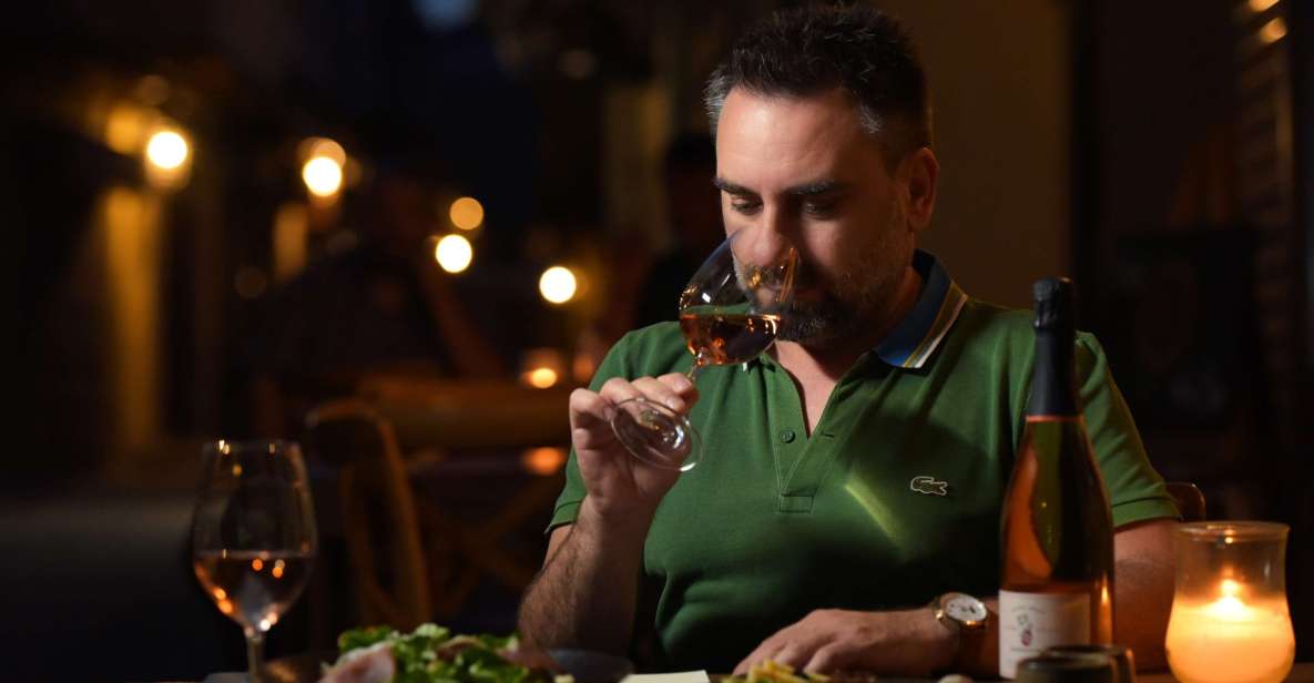 Rhodes: Food and Wine Private Tour with a Sommelier - A menu that moves from welcome bite to dessert