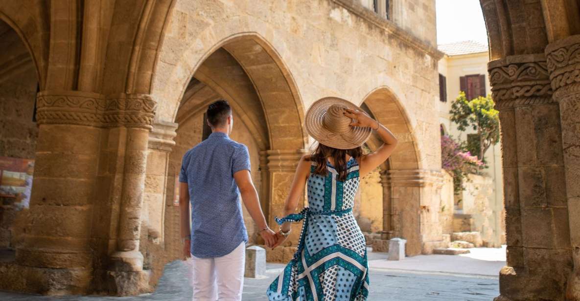 Rhodes: Guided Rhodes City By Night with Live Music & Dinner - Monte Smith, the Temple of Apollo, and the Ancient Theater