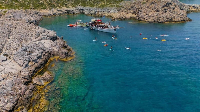 Rhodes: Gulet Trip with Food, Drinks, SUP, Kayak & Swimming - Food and drinks onboard: what’s really included, what costs extra